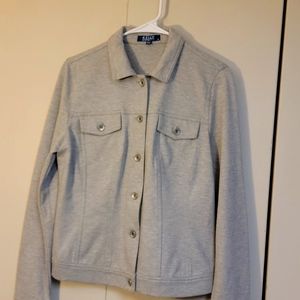 Kelly by Clinton Kelly shirt Ponte jacket women's size XS